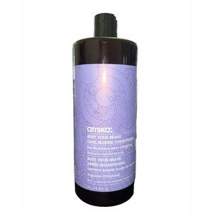 NEW Amika Bust Your Brass Cool Blonde Repair Conditioner - 33.8 fl oz / 1 Liter